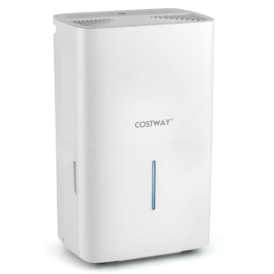 150 Pints Dehumidifier, 24H Timer, LED Display, White Dehumidifiers White at Gallery Canada