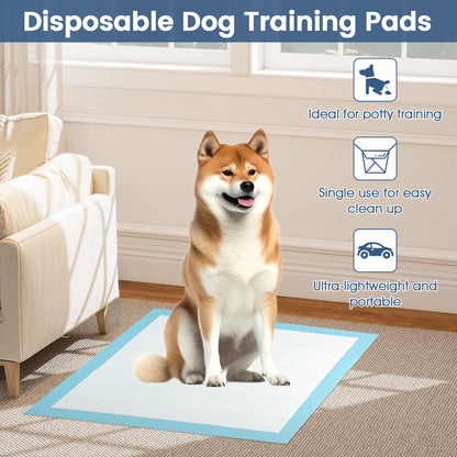 30 x 30 Inch Pet Pee Pad, 150 Pieces, Light Blue Dog Supplies at Gallery Canada