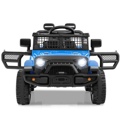 12V Kids Ride On Truck Car, Battery Powered Electric Vehicle, Navy Powered Ride On Toys at Gallery Canada
