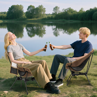 Portable Camping Chair With Compact Bag, Coffee Camping Furniture at Gallery Canada
