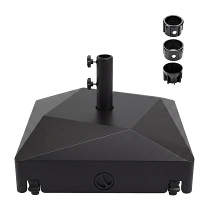 154lbs Mobile Fillable Patio Umbrella Base, 4 Wheels Outdoor Umbrella Bases at Gallery Canada