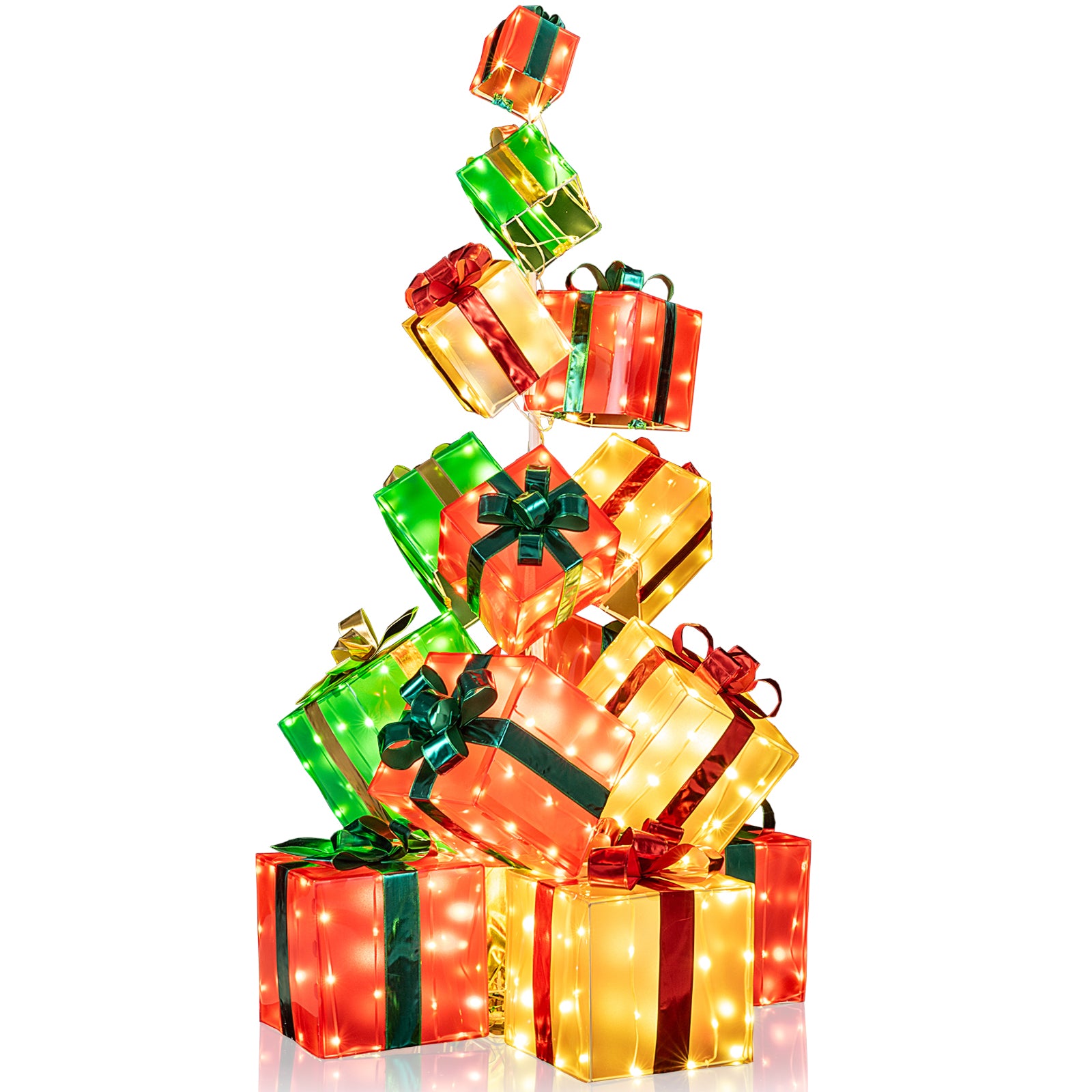 15 PCS Lighted Christmas Boxes, 483 LED Bulbs, Indoor Outdoor Christmas Decor & Accessories at Gallery Canada