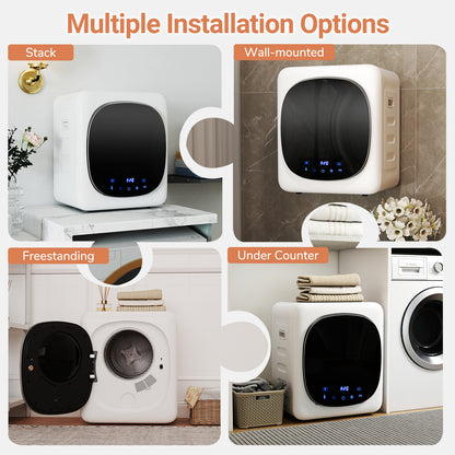 Portable Clothes Dryer, Compact Drying Machine, 800W Electric Laundry Dryer Dryers at Gallery Canada