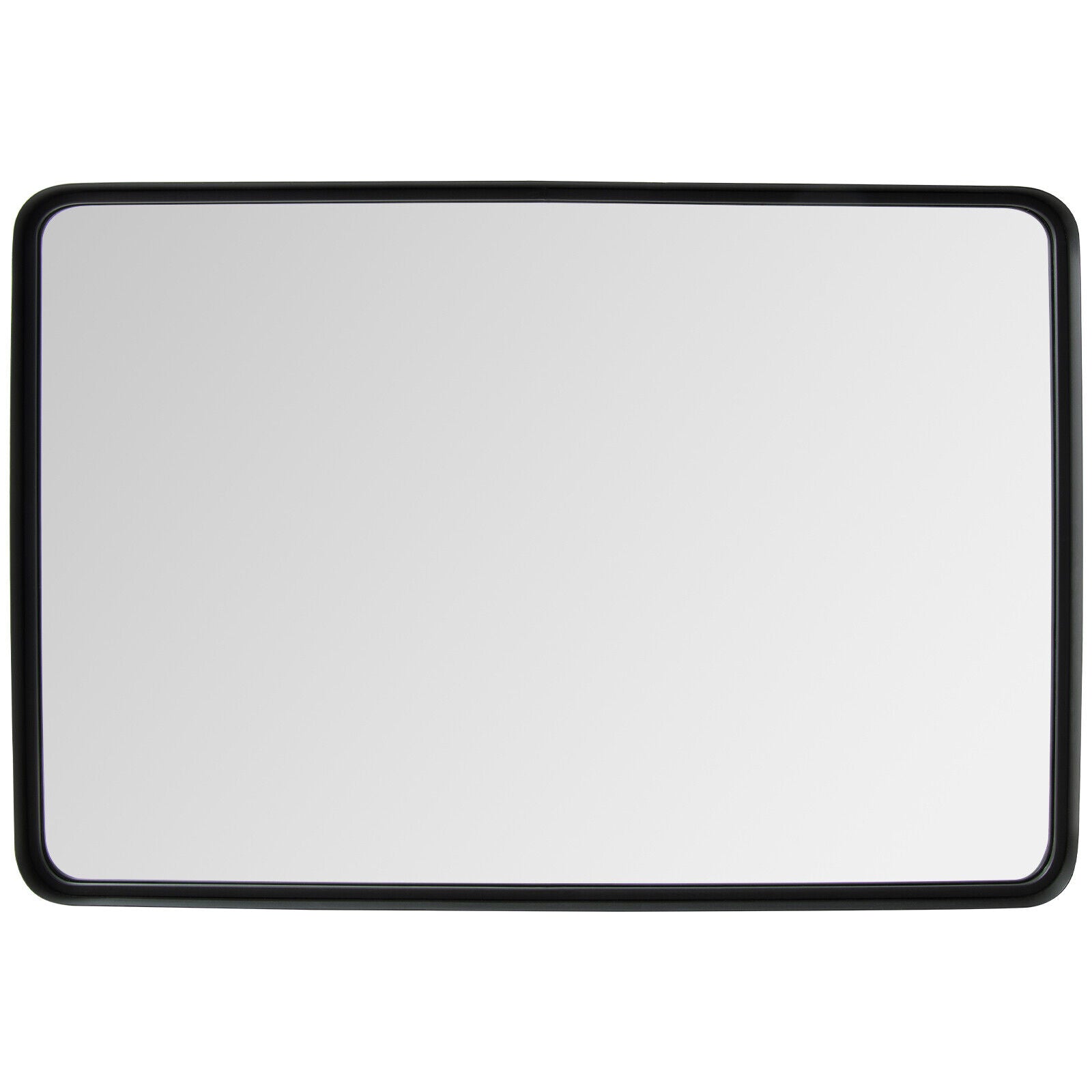 Rectangular Wall Mount Bathroom Mirror, Solid Steel Frame, L, Black Wall Mirrors at Gallery Canada