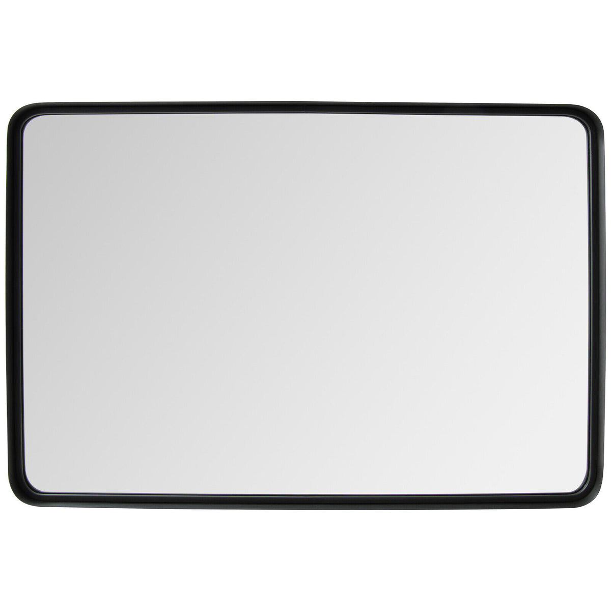 Rectangular Wall Mount Bathroom Mirror, Solid Steel Frame, L, Black Wall Mirrors at Gallery Canada