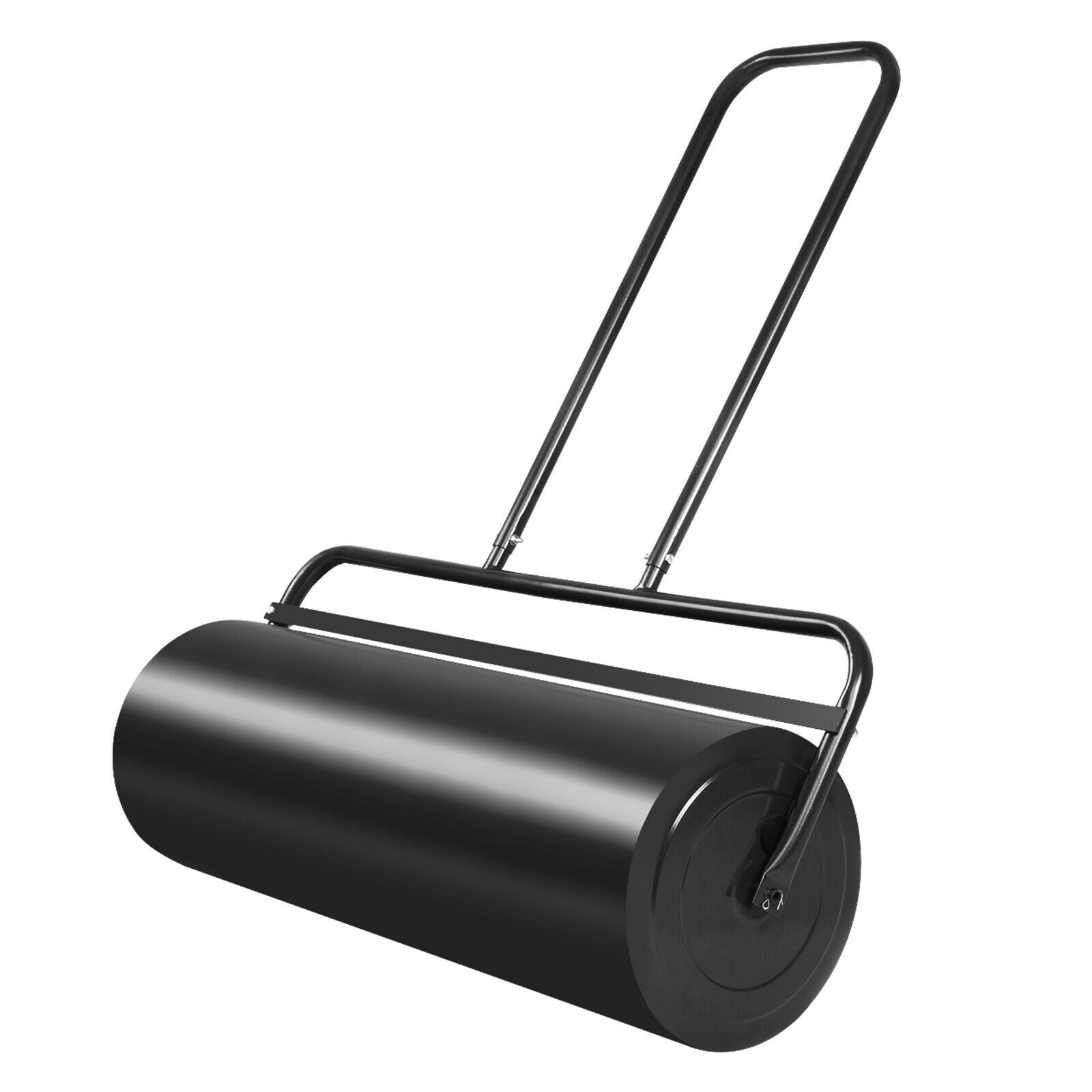 24 x 13 Inch Tow Lawn Roller, Water Filled Metal Push Roller, Black Lawn Care Tools at Gallery Canada