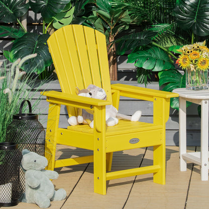 Kids Adirondack Chair, Ergonomic Backrest, Yellow Kids Chairs & Seating at Gallery Canada