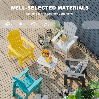 Kids' Adirondack Chair, Ergonomic Backrest, Gray Kids Chairs & Seating at Gallery Canada