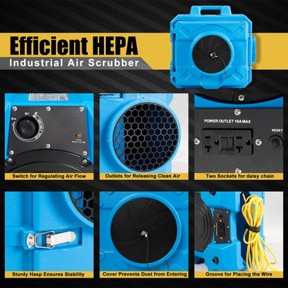 Industrial Air Scrubber, Odor Eliminator, Blue Air Purifiers at Gallery Canada