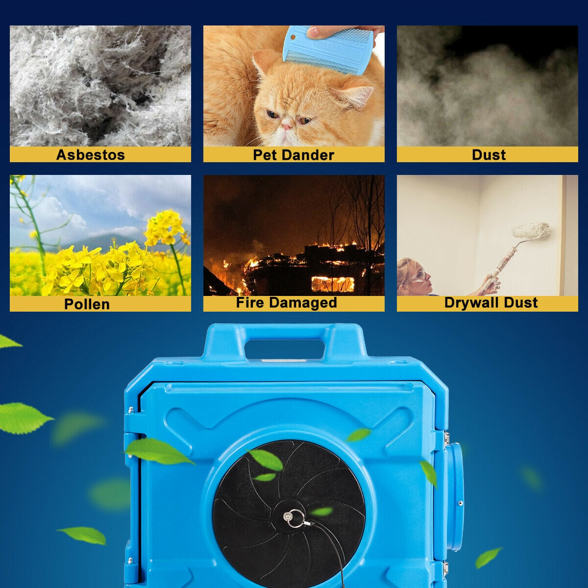 Industrial Air Scrubber, Odor Eliminator, Blue Air Purifiers at Gallery Canada
