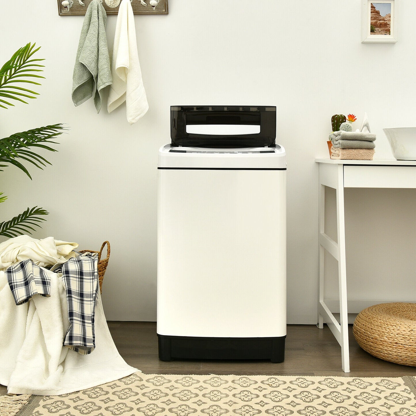 Full Automatic Washing Machine, 1.5 Cubic Feet, 11 LBS, White Washing Machines at Gallery Canada
