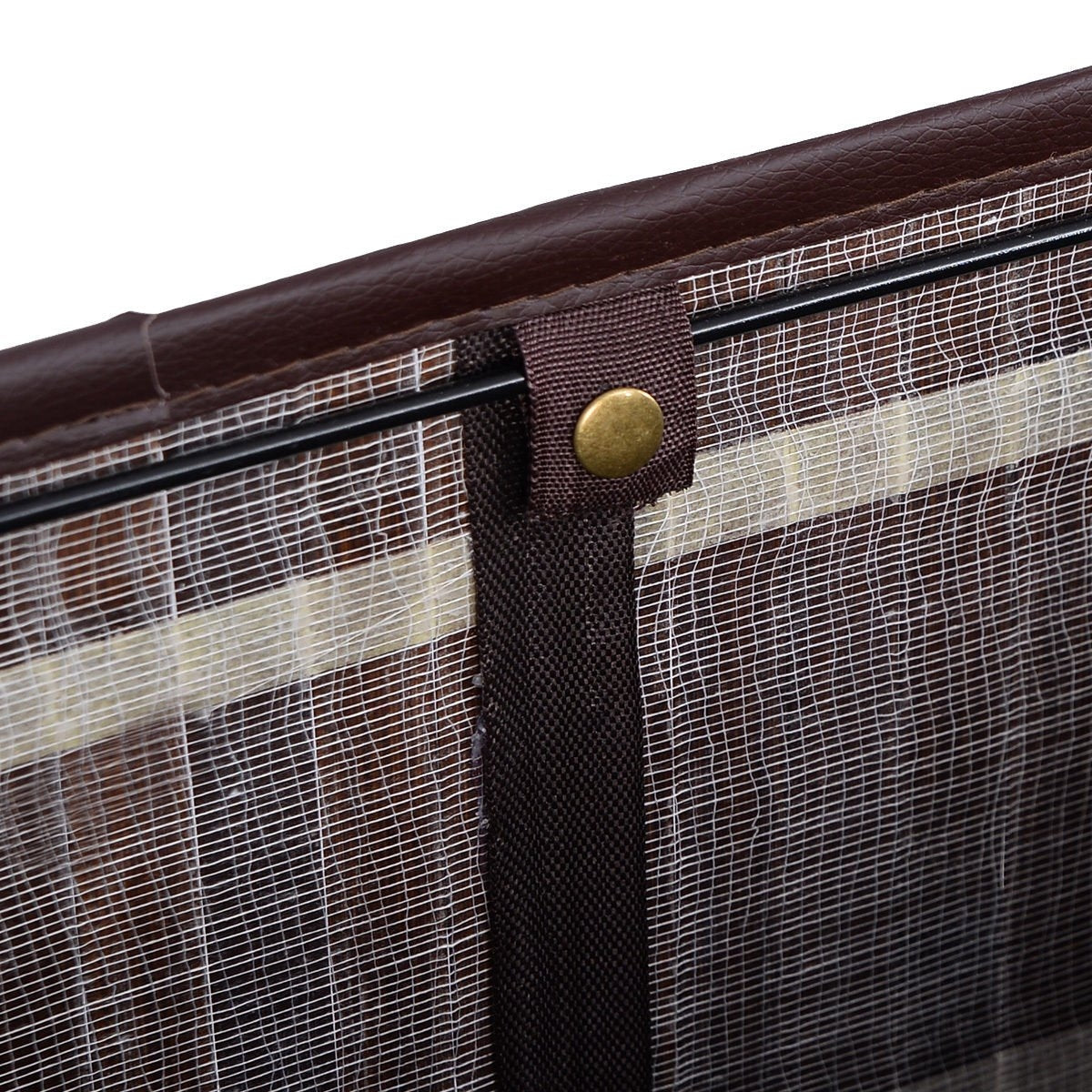 Bamboo Laundry Hamper, Rectangle, Brown Laundry Baskets at Gallery Canada