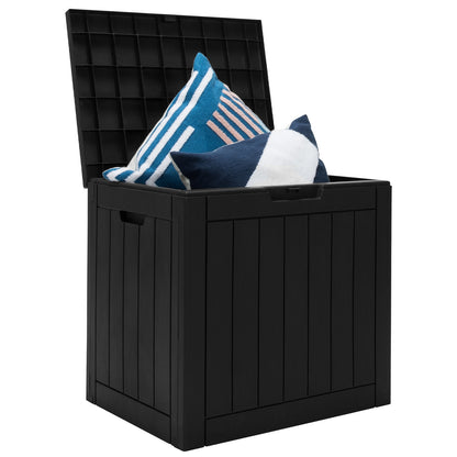 30 Gallon Deck Box, Storage Seating Container, Black Sheds & Outdoor Storage at Gallery Canada