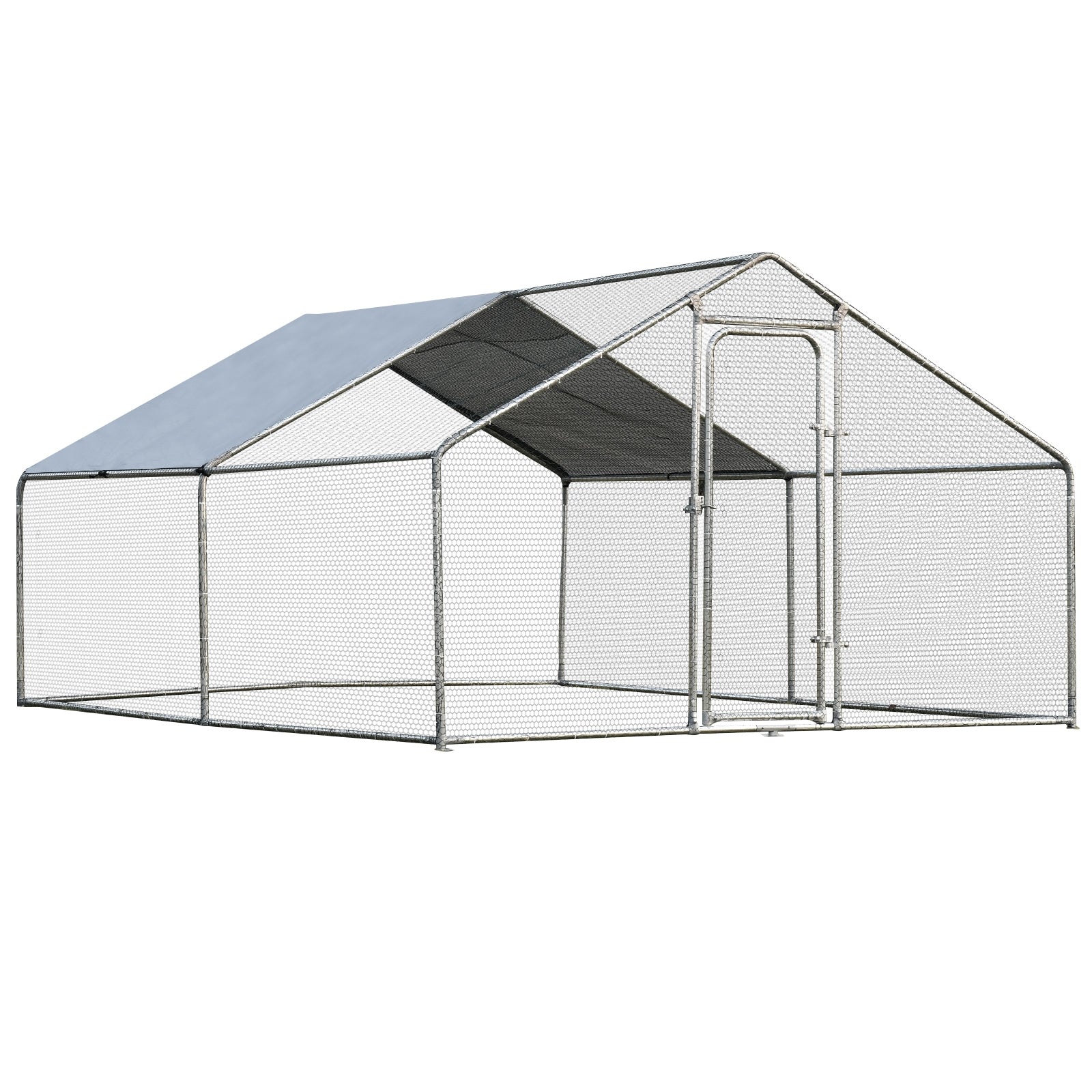 Large Walk In Shade Cage Chicken Coop, M, Silver Chicken Coops at Gallery Canada