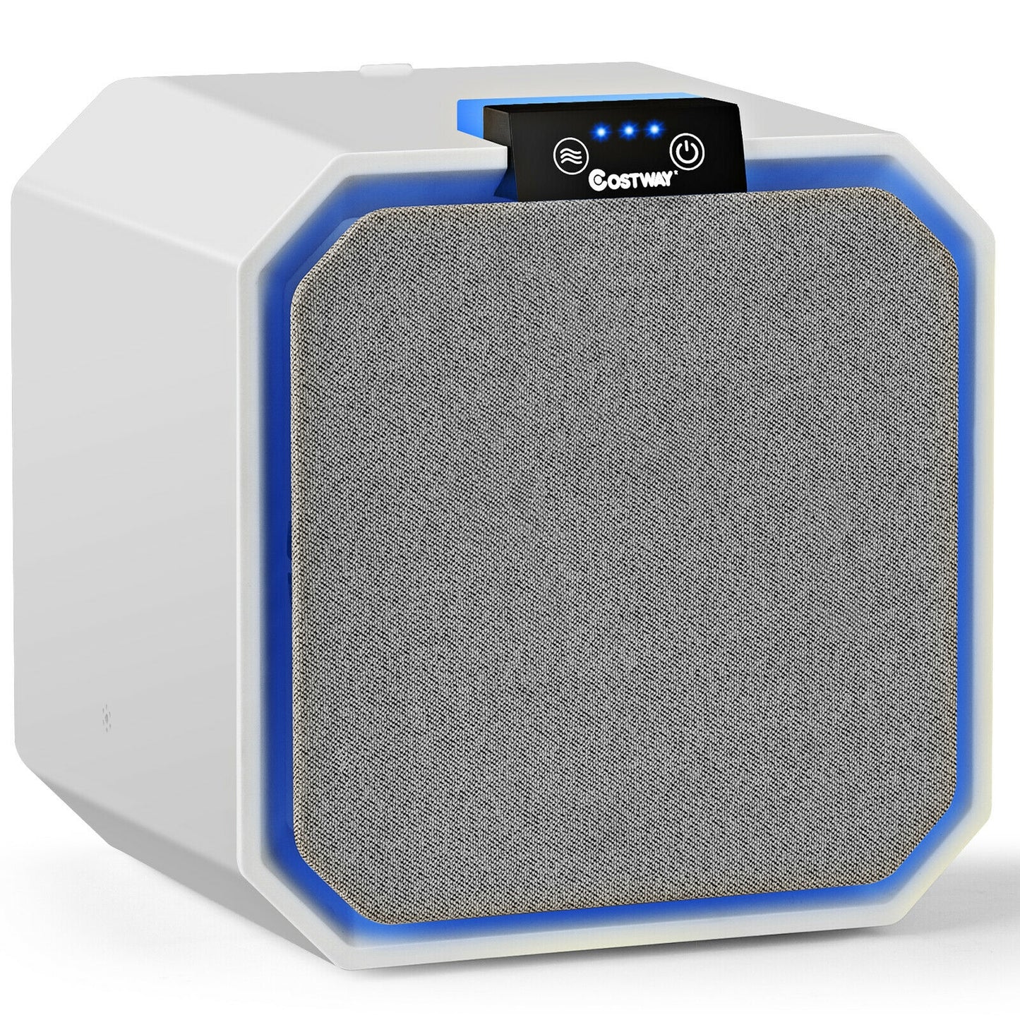 Desktop HEPA Air Purifier Home Air Cleaner with 2-in-1 Composite HEPA Filter, White Air Purifiers at Gallery Canada