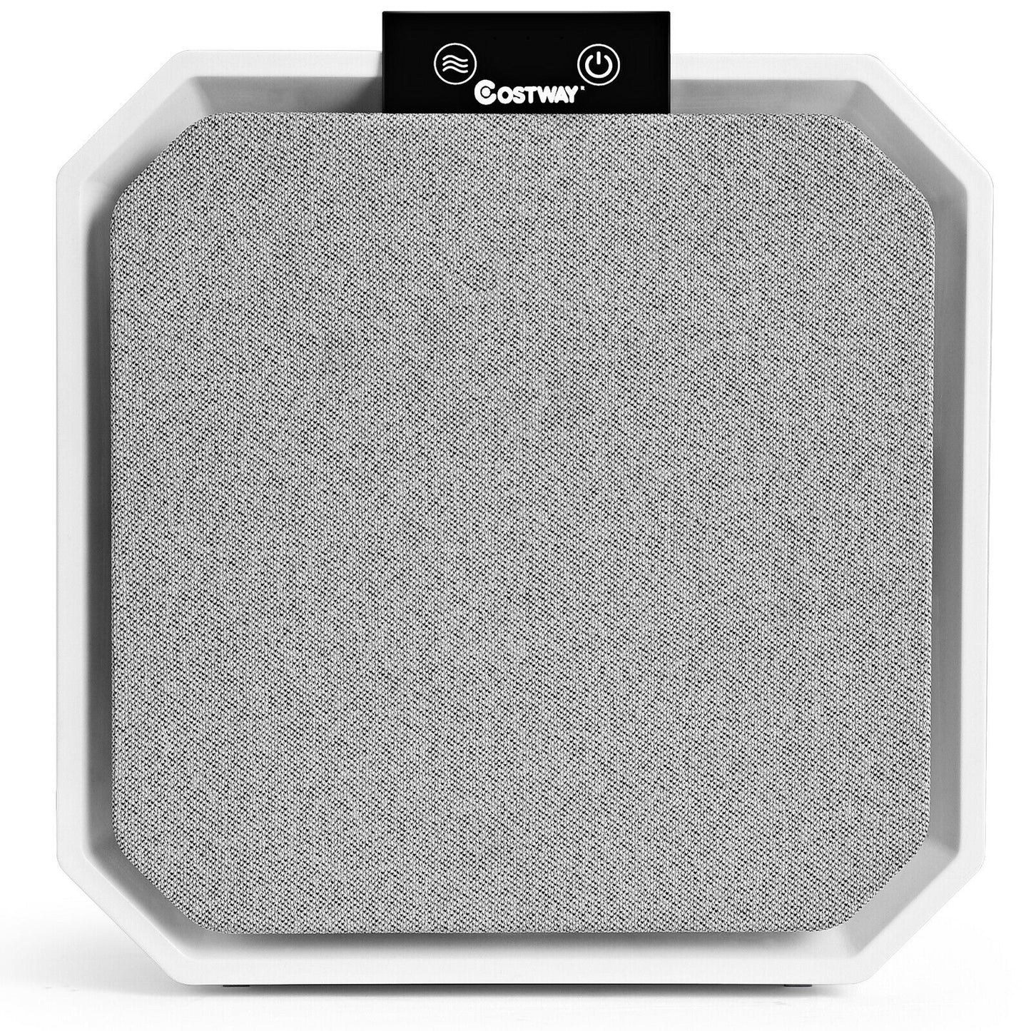Desktop HEPA Air Purifier Home Air Cleaner with 2-in-1 Composite HEPA Filter, White Air Purifiers at Gallery Canada