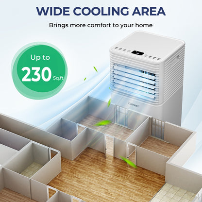 8000 BTU 3-in-1 Air Cooler, Dehumidifier, Fan, White Portable Air Conditioners at Gallery Canada