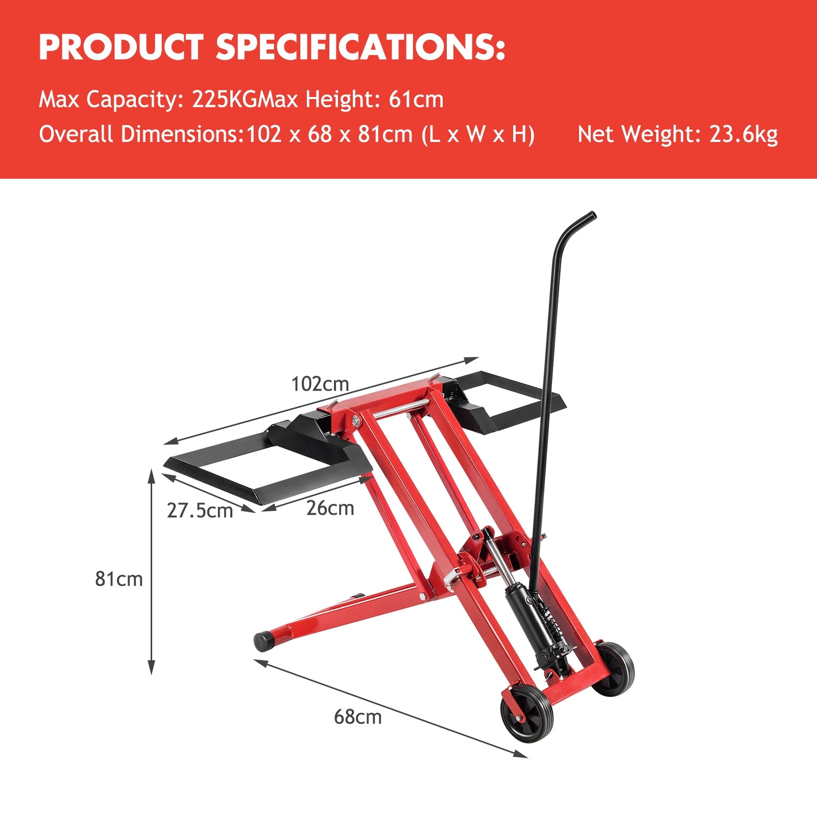 Hydraulic Lawnmower Lift Jack For Tractors, Zero Turn Mowers Lawn Care Tools at Gallery Canada