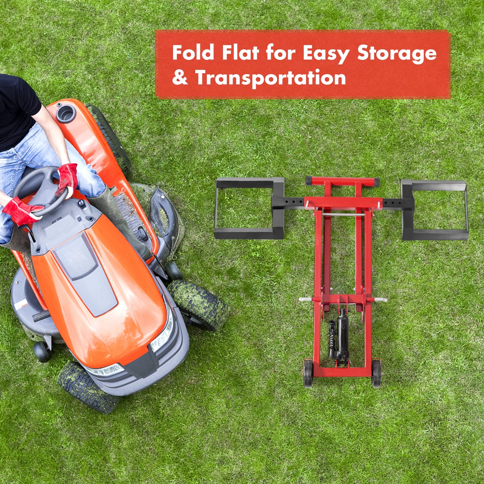 Hydraulic Lawnmower Lift Jack For Tractors, Zero Turn Mowers Lawn Care Tools at Gallery Canada