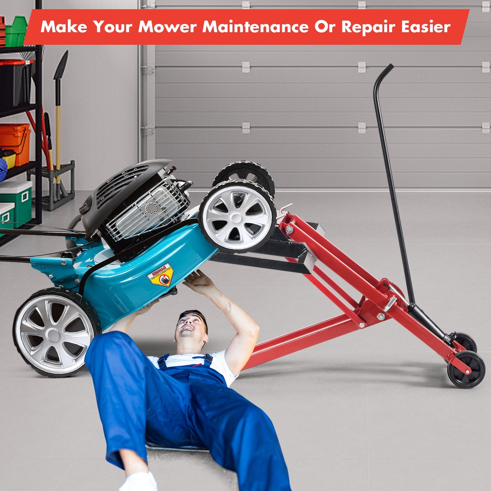Hydraulic Lawnmower Lift Jack For Tractors, Zero Turn Mowers Lawn Care Tools at Gallery Canada