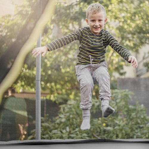 16Ft Weather-Resistant Trampoline Safety Enclosure Net, Black