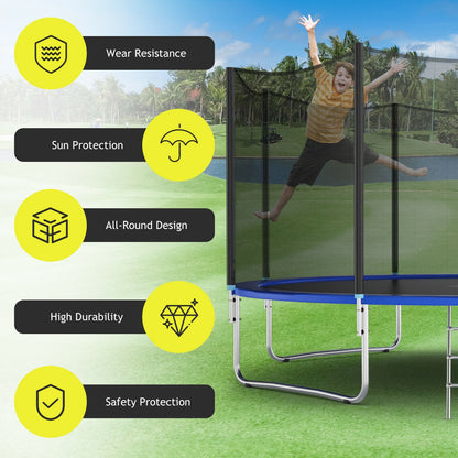Trampoline Safety Enclosure Net, 16 ft, Black Trampoline Accessories at Gallery Canada
