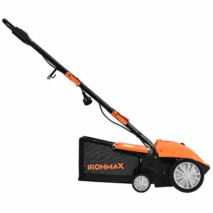 13 Inch 12 Amp Electric Scarifier, Collection Bag, Removable Blades, Orange Lawn Care Tools at Gallery Canada