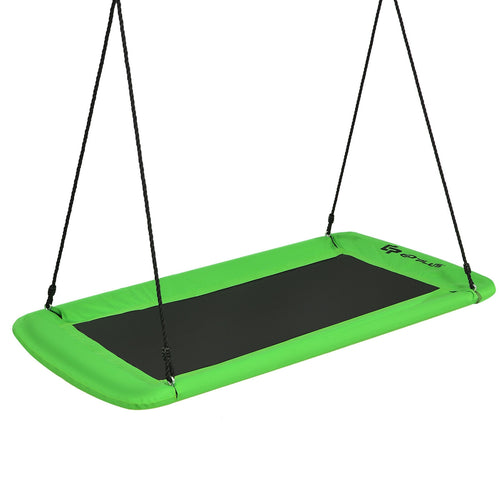 60 Inch Platform Tree Swing, Outdoor, Green