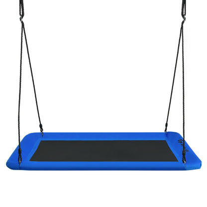 60 Inch Platform Tree Swing With 2 Hanging Straps, Blue Swing & Playsets at Gallery Canada