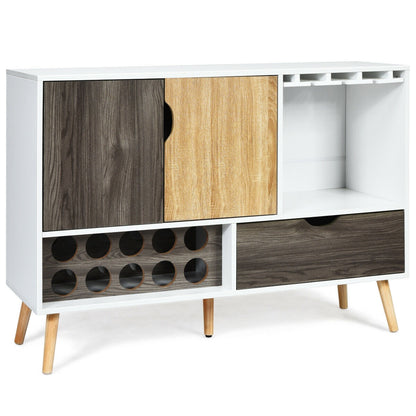 Mid-Century Buffet Sideboard, Wooden Storage Cabinet, White Sideboards Cabinets & Buffets at Gallery Canada