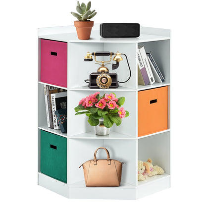 3-Tier 9-Cubby Kids Storage Shelf, White Kids Storage at Gallery Canada