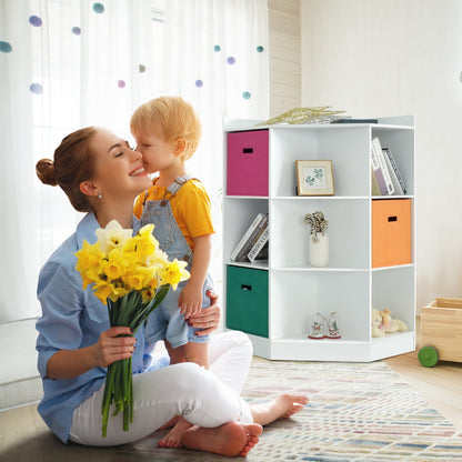 3-Tier 9-Cubby Kids Storage Shelf, White Kids Storage at Gallery Canada