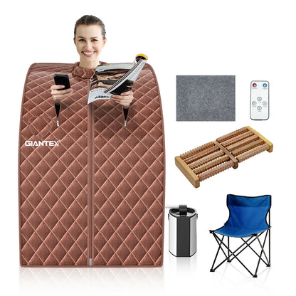 Portable Steam Sauna Spa, 3L Blast-Proof Steamer Chair, Coffee Spa & Salon at Gallery Canada
