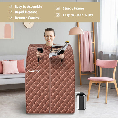 Portable Steam Sauna Spa, 3L Blast-Proof Steamer Chair, Coffee Spa & Salon at Gallery Canada