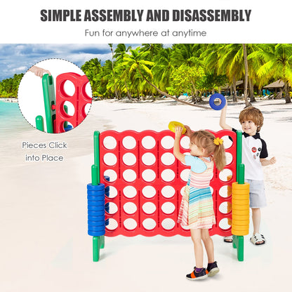 Jumbo 4-To-Score Giant Game Set, 42 Jumbo Rings, Quick-Release Slider, Green Lawn Games at Gallery Canada