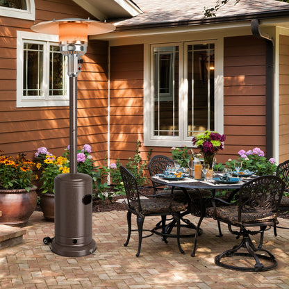 48000 BTU Stainless Steel Patio Heater, Bronze Patio Heaters at Gallery Canada