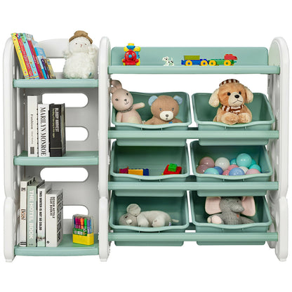 Kids Toy Storage Organizer With Bins, Multi-Layer Shelf, Green Kids Storage at Gallery Canada