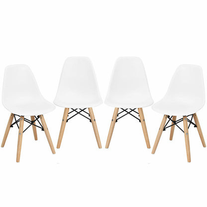 Medieval Style Children Chair Set, 4 Pieces, Wood Legs, White Kids Chairs & Seating at Gallery Canada