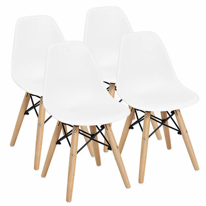 Medieval Style Children Chair Set, 4 Pieces, Wood Legs, White Kids Chairs & Seating at Gallery Canada