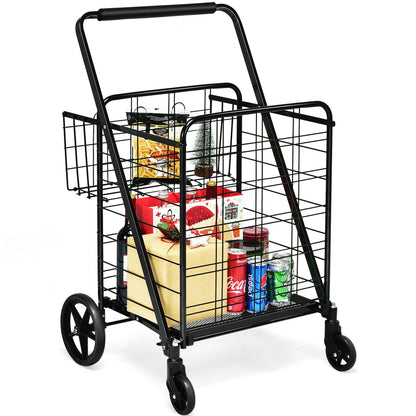 Heavy Duty Folding Utility Cart, Black Kitchen Tools at Gallery Canada