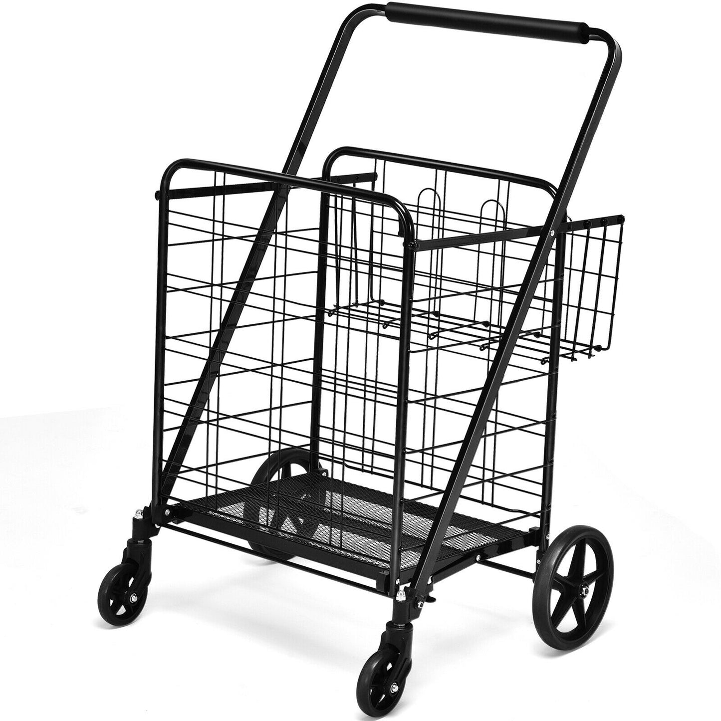 Heavy Duty Folding Utility Cart, Black Kitchen Tools at Gallery Canada