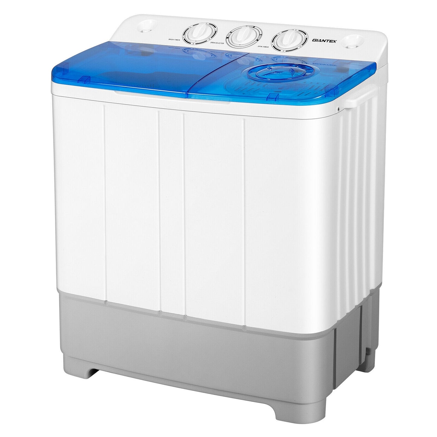 Portable 22lbs Washing Machine With Timer Control, Blue Washing Machines at Gallery Canada