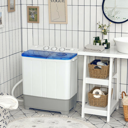 Portable 22lbs Washing Machine With Timer Control, Blue Washing Machines at Gallery Canada