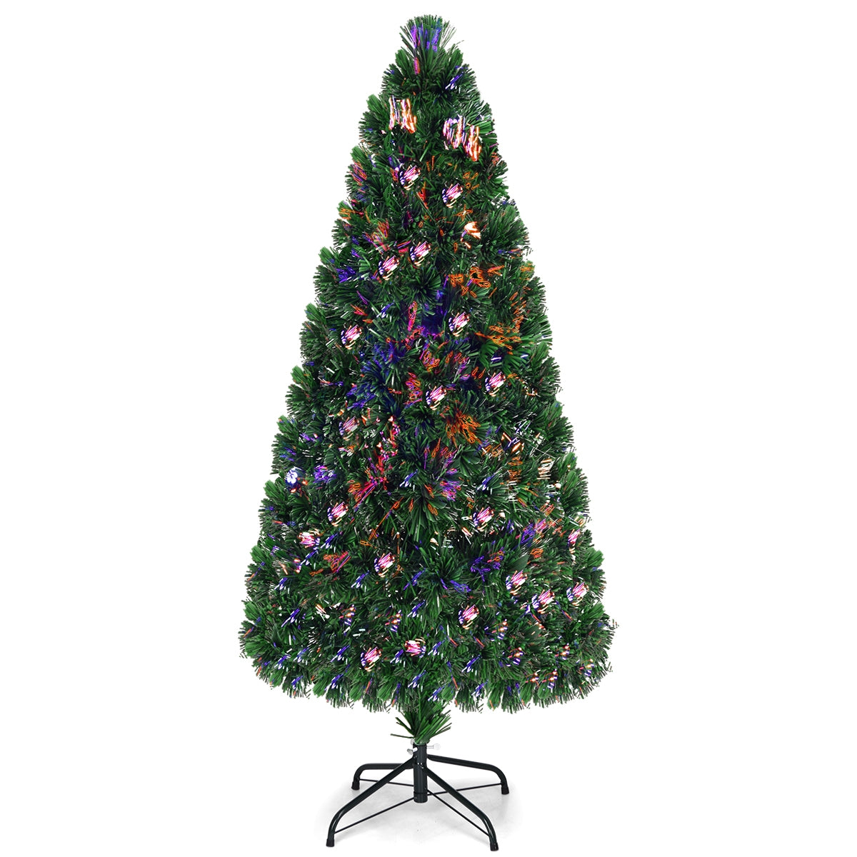 6 ft Fiber Optic Artificial PVC Christmas Tree, Green Christmas Tree at Gallery Canada