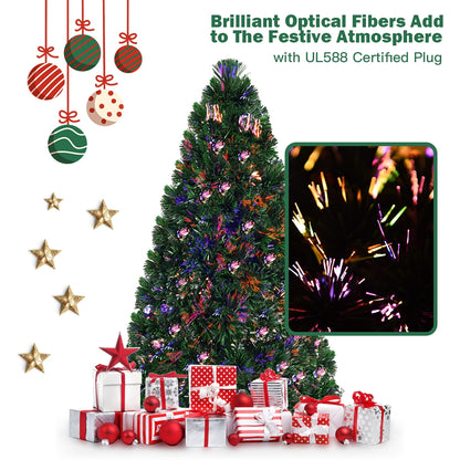 6 ft Fiber Optic Artificial PVC Christmas Tree, Green Christmas Tree at Gallery Canada