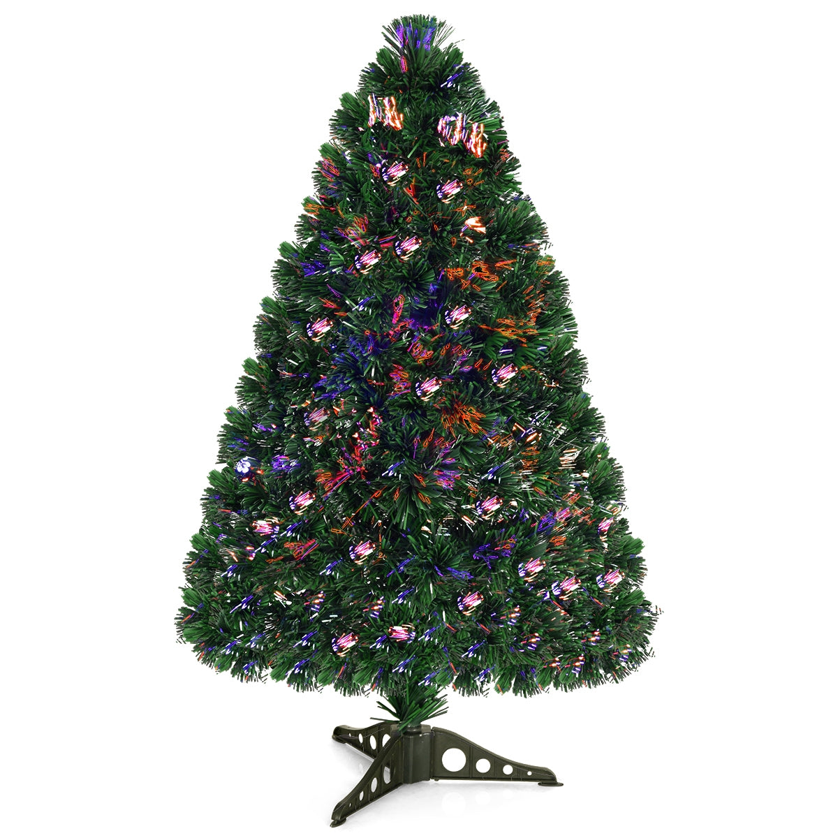 3 Ft Pre-Lit Fiber Optic PVC Christmas Tree, Green Christmas Tree at Gallery Canada