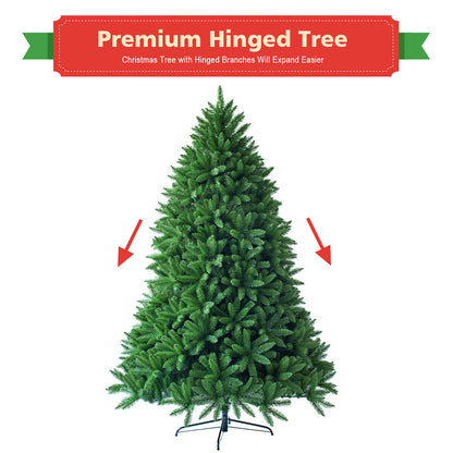 5 Feet Artificial Fir Christmas Tree, 600 Branch Tips, Green Christmas Tree at Gallery Canada