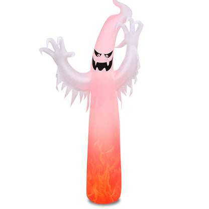 12 Feet Halloween Inflatable Decoration, Built-in LED Lights, White Halloween at Gallery Canada