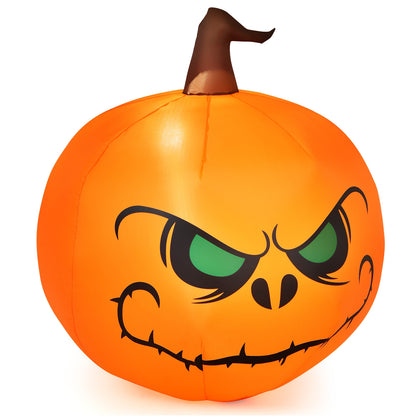 4 Feet Halloween Inflatable Pumpkin With LED Light, Orange Halloween at Gallery Canada