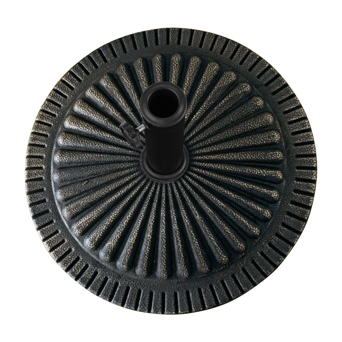 31.5 Lbs Heavy-Duty Outdoor Umbrella Base, Black, Bronze Outdoor Umbrella Bases at Gallery Canada